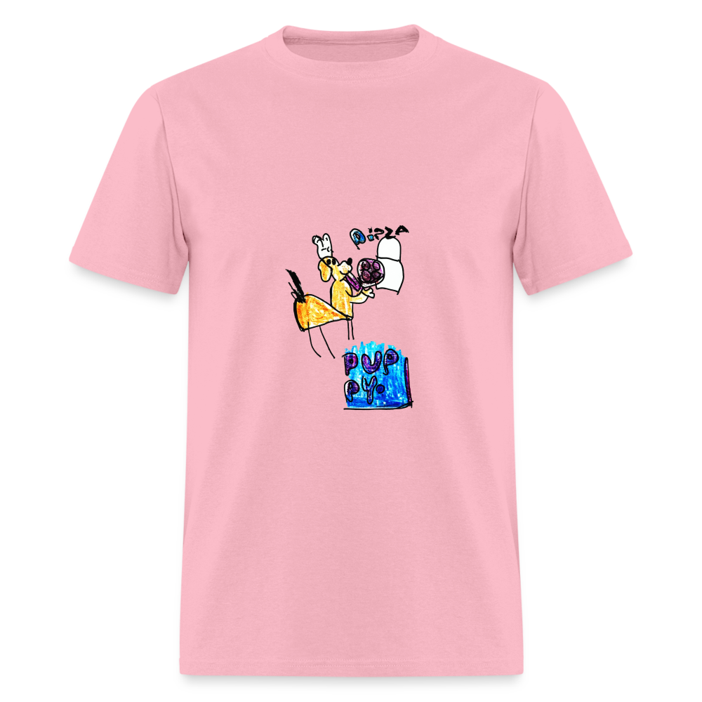 Evelyn's Pizza Puppy T-Shirt - pink