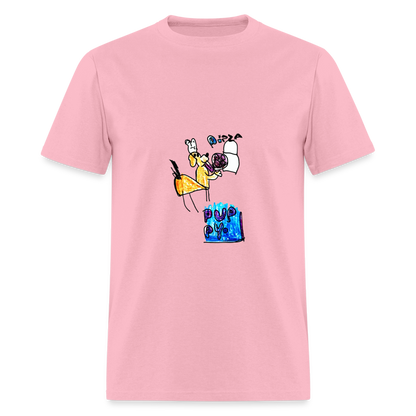 Evelyn's Pizza Puppy T-Shirt - pink