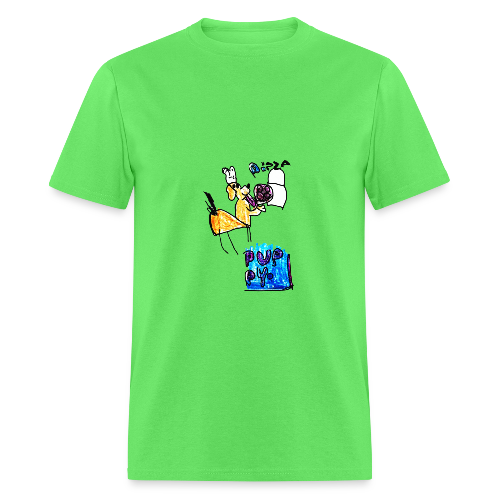Evelyn's Pizza Puppy T-Shirt - kiwi