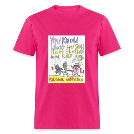 Adelyn's You Were Mistaken T-Shirt - fuchsia