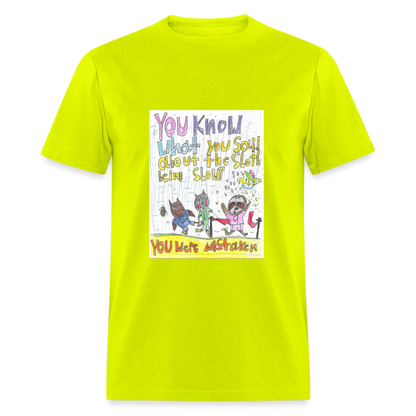 Adelyn's You Were Mistaken T-Shirt - safety green
