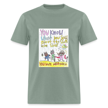 Adelyn's You Were Mistaken T-Shirt - sage