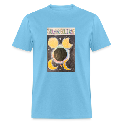 Ellie's Solar Eclipse T-Shirt - aquatic blue