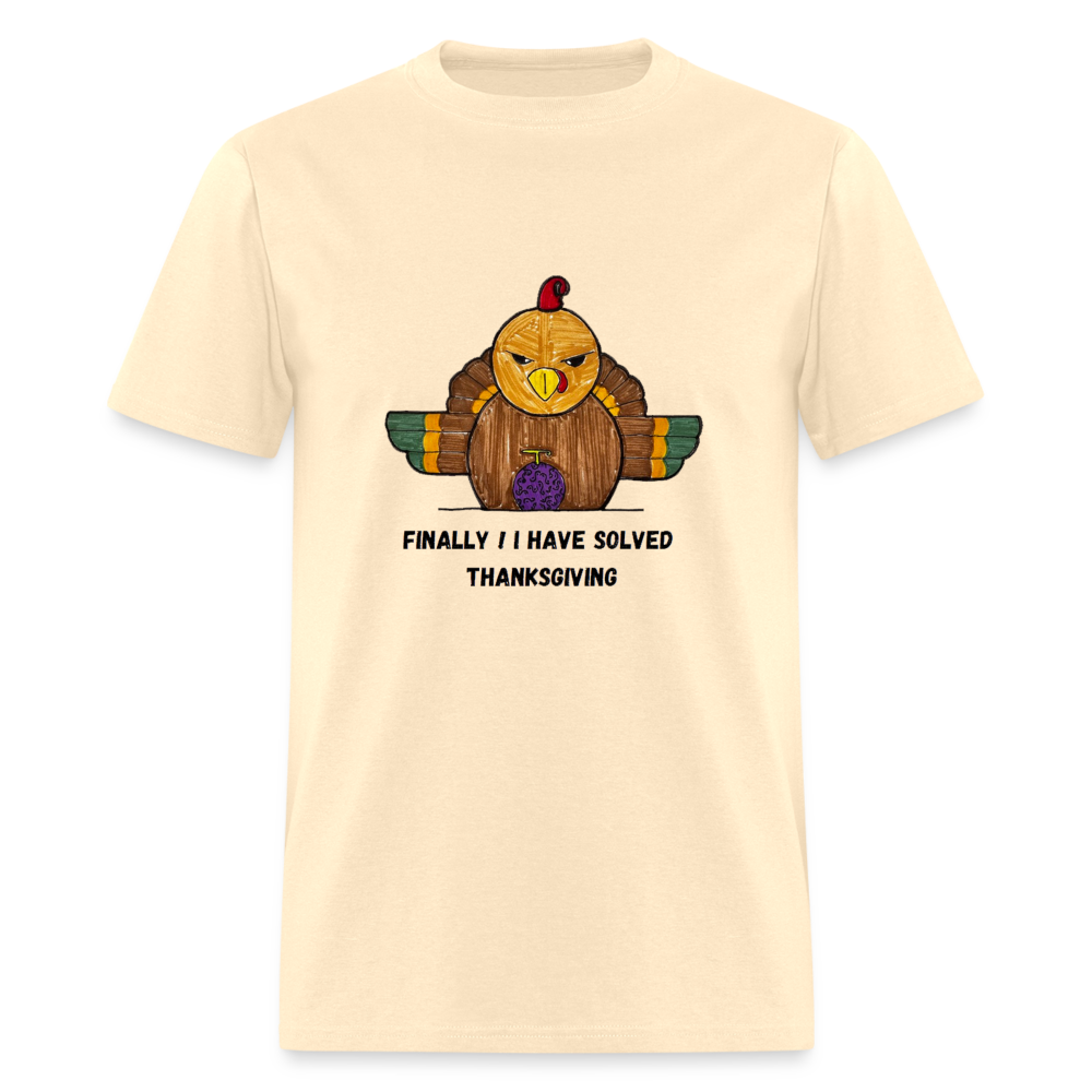 William's Thanksgiving Solved T-Shirt - natural
