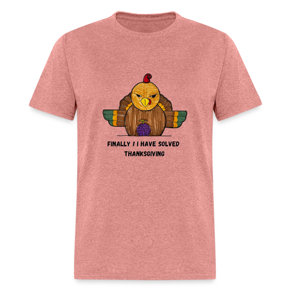 William's Thanksgiving Solved T-Shirt - heather mauve