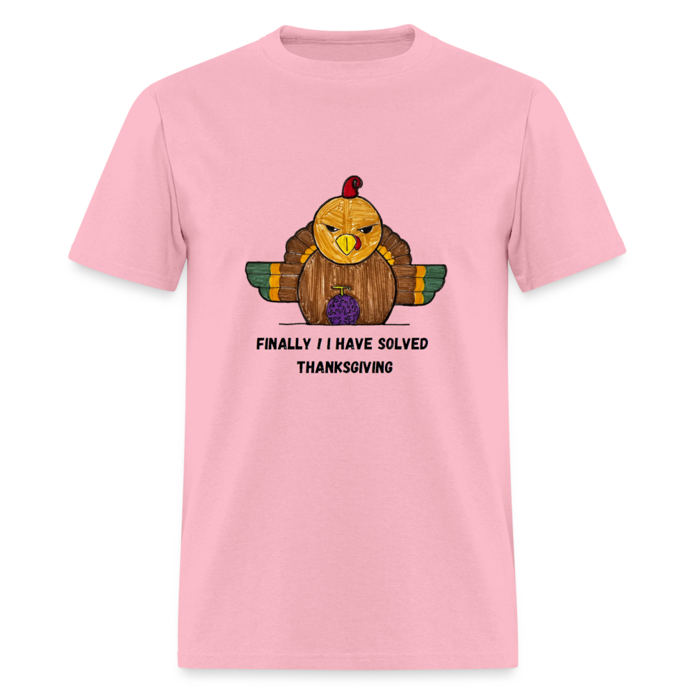 William's Thanksgiving Solved T-Shirt - pink