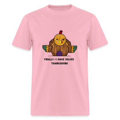 William's Thanksgiving Solved T-Shirt - pink