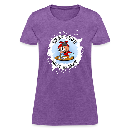 GooGenius Draw Club Women's Official T-Shirt - purple heather