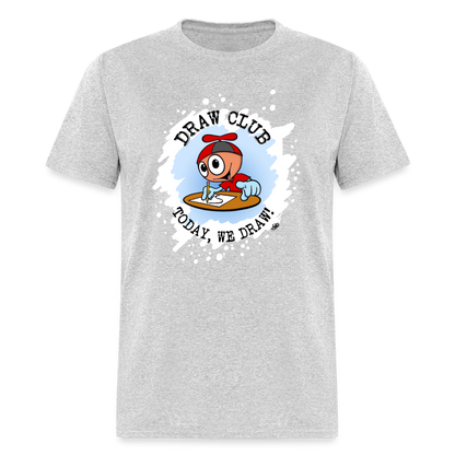 GooGenius Official Draw Club T-Shirt (Adult Sizes) - heather gray