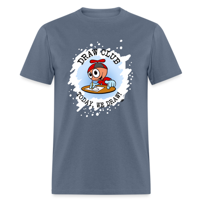 GooGenius Official Draw Club T-Shirt (Adult Sizes) - denim