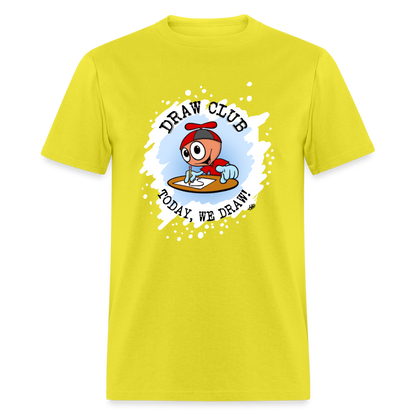GooGenius Official Draw Club T-Shirt (Adult Sizes) - yellow