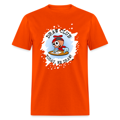 GooGenius Official Draw Club T-Shirt (Adult Sizes) - orange
