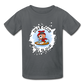 GooGenius Draw Club Official T-Shirt (Kids' Sizes) - charcoal